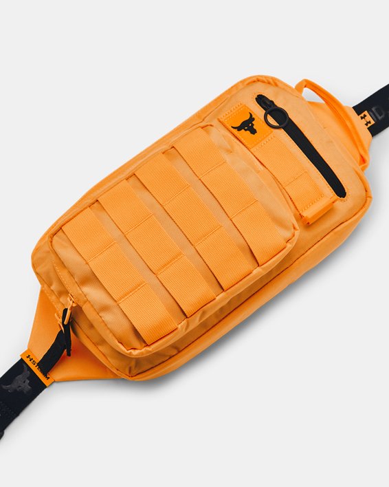 Unisex Project Rock Waist Bag in Orange image number 0